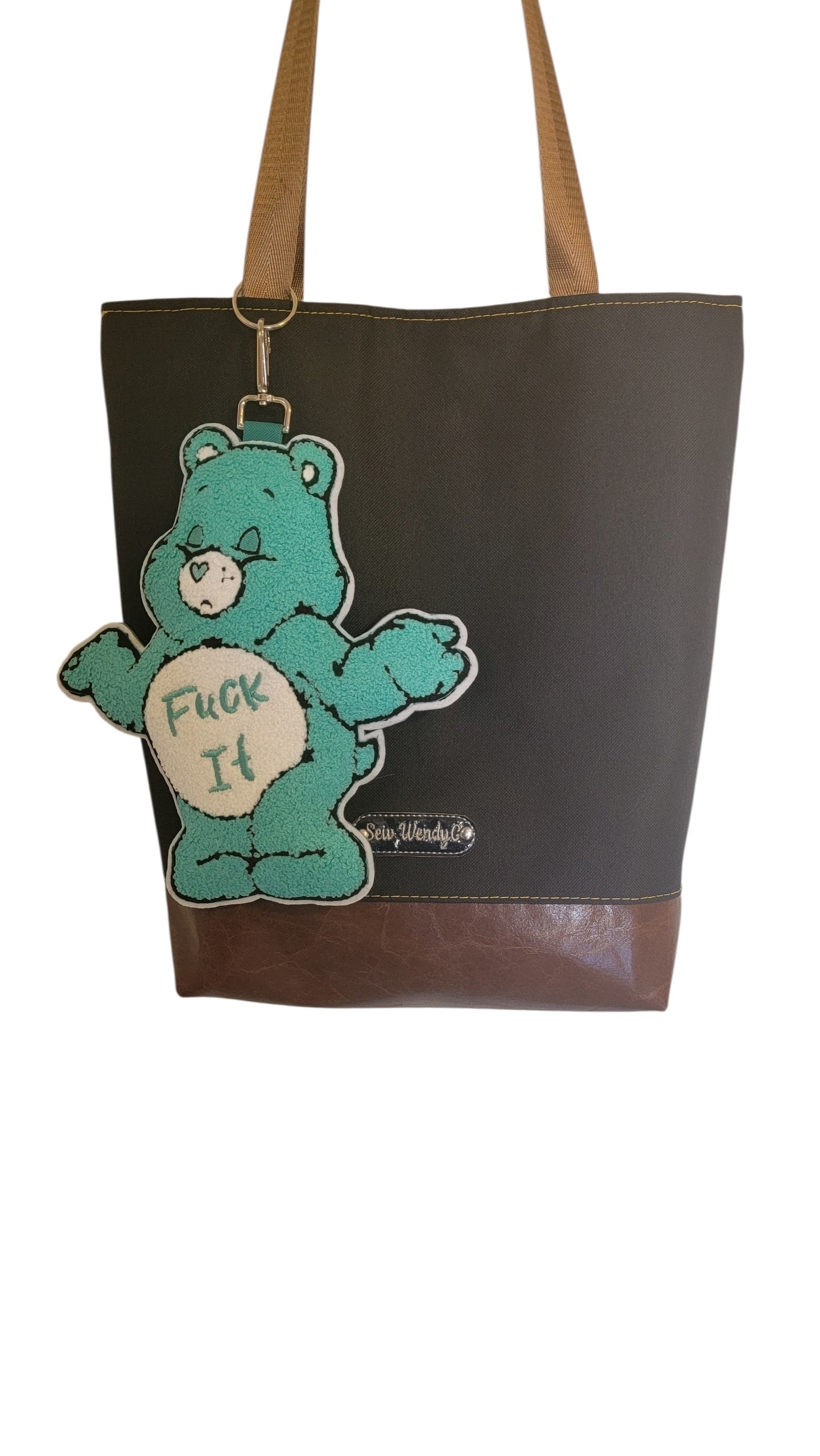 Bear F* It Over-sized Bag Charm
