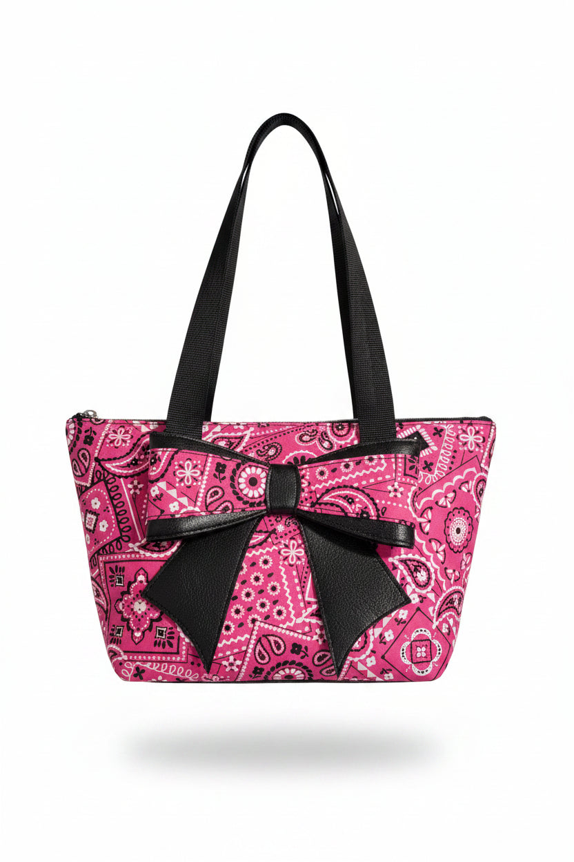 Pink Paisley Mini Tote