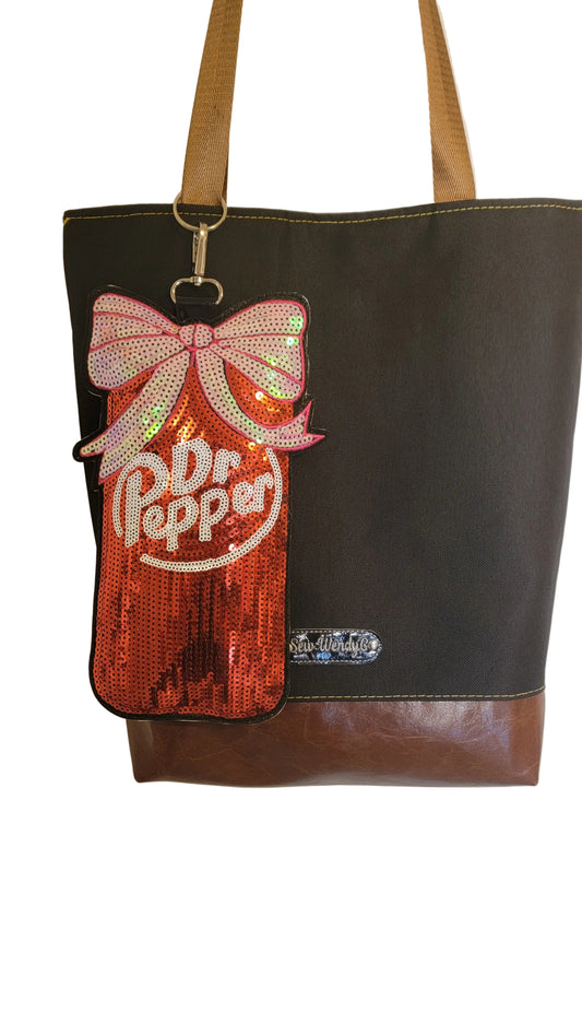 Dr Pepper Over-sized Bag Charm