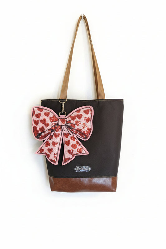 Bow Over-sized Bag Charm