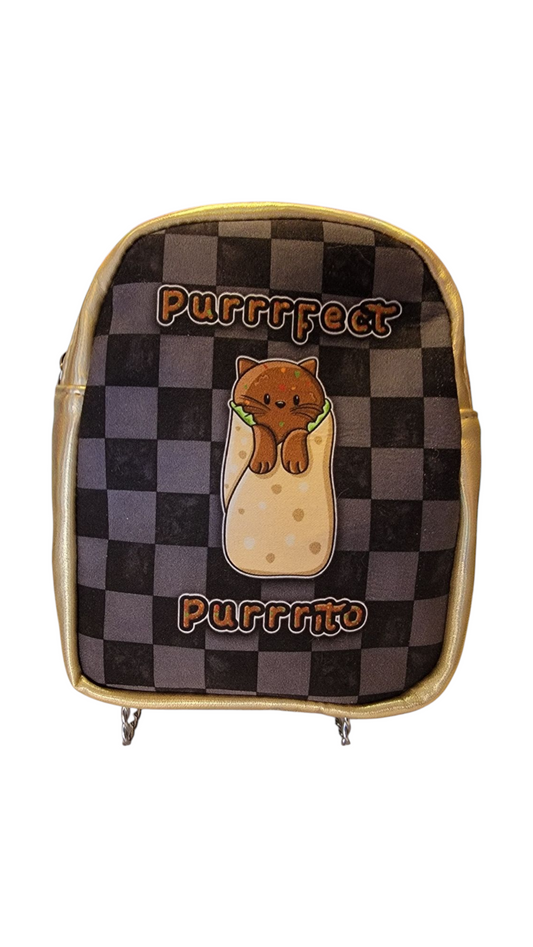 Purrrfect Purrito Sling Backpack