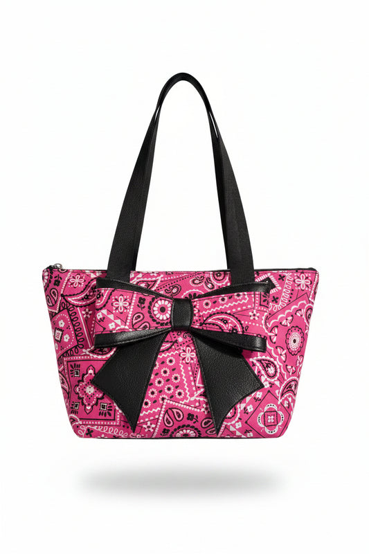 Pink Paisley Mini Tote